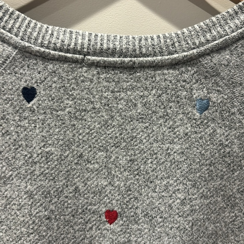 Rails Mika Sweatshirt Melange Gray Embroidered Ra… - image 4